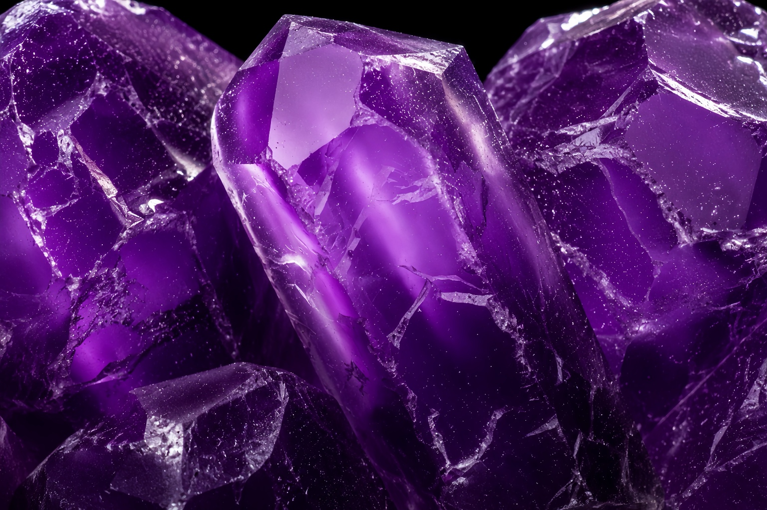 Purple Agate Closeup