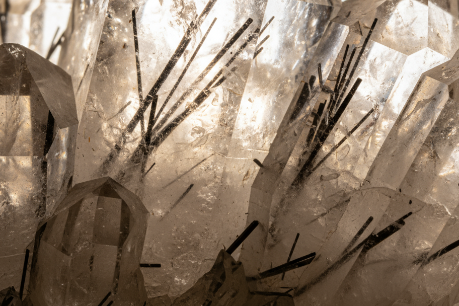 Tourmalinated Quartz_Closeup