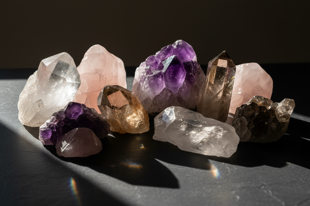 Why the crystals background